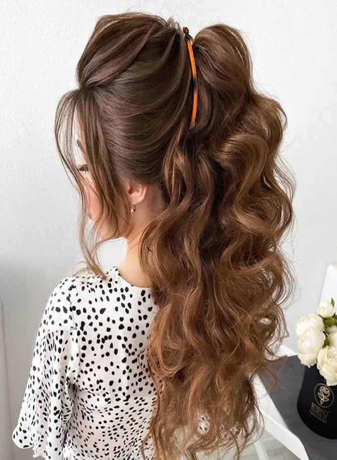 Hapdoo 18pcs Banana Clip Hair Clips, Hapdoo Banana Clips for Women Girls Volumizing Ponytail Hair Claw Clip Styling Accessories, 6 Styles - Image 5